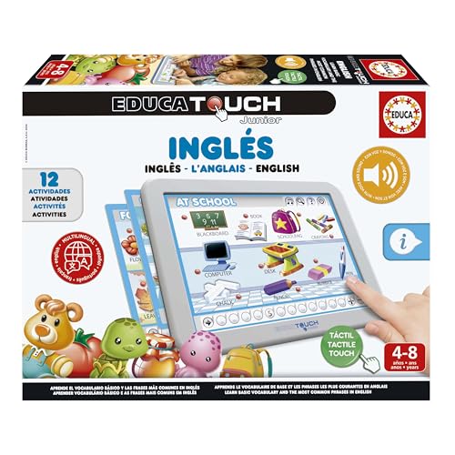 Educa Touch Junior Lernspiel für Kinder, Mehrfarbig (15438) von Educa