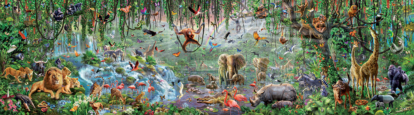 Educa Wild Life - Das größte Puzzle der Welt! 33600 Teile Puzzle Educa-16066 von Educa