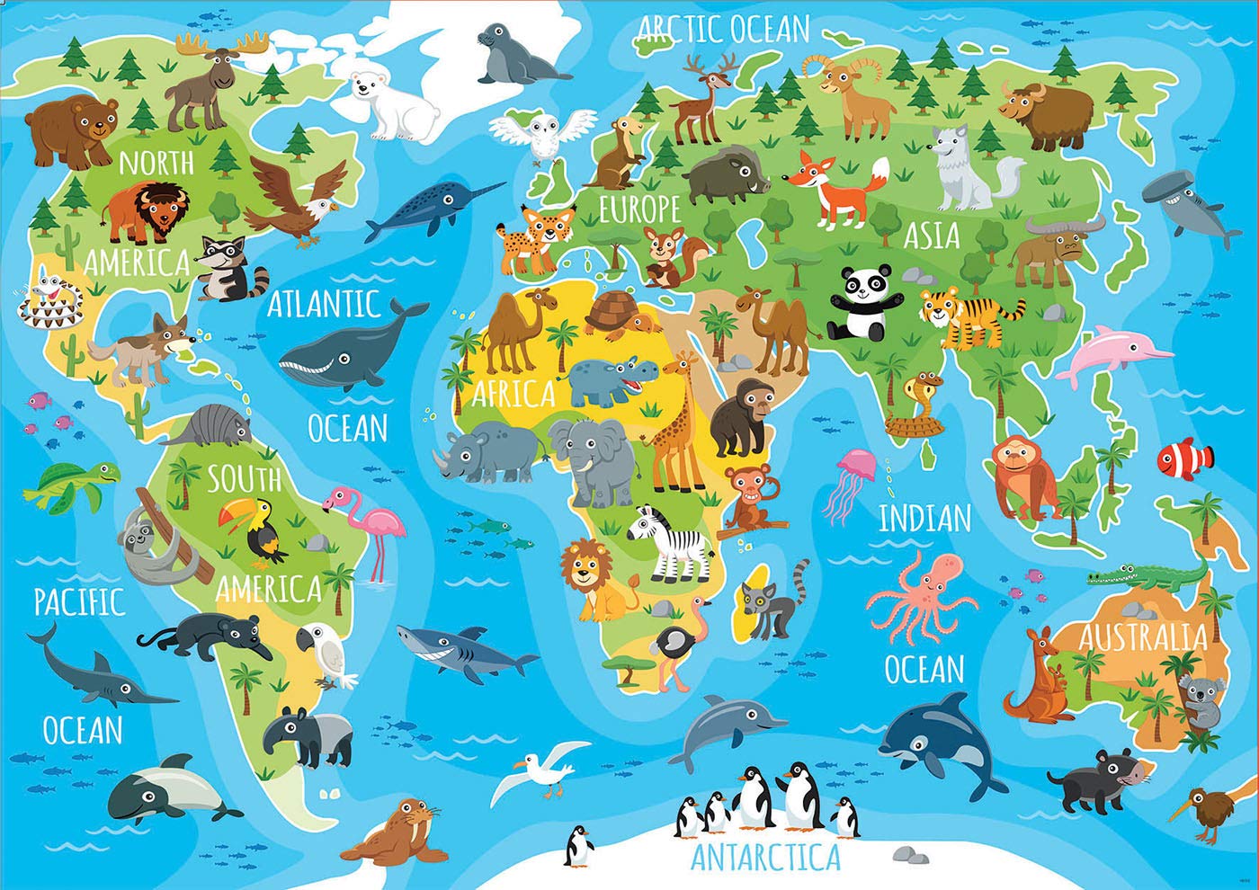 Educa World Map 150 Teile Puzzle Educa-18115 von Educa