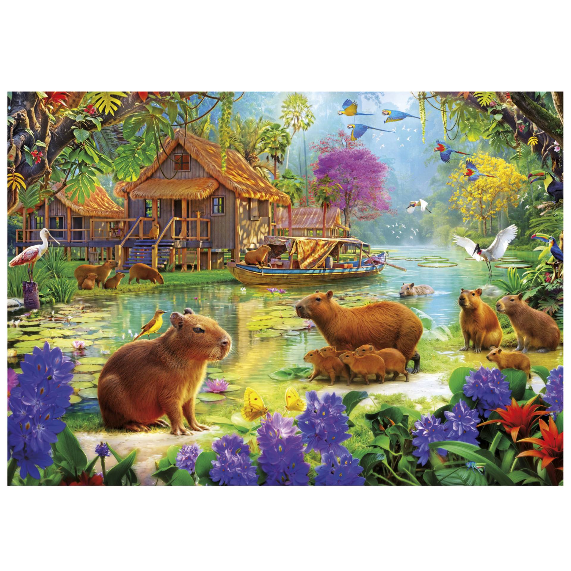 Educa XXL Teile - Capybara Village 500 Teile Puzzle Educa-20547 Educa XXL Teile - Capybara Village 500 Teile Puzzle Educa-20547 von Educa