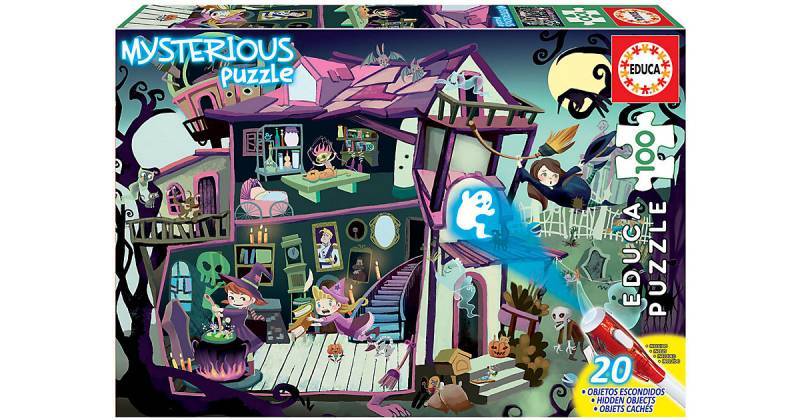 Mysterious Puzzle- Geisterhaus, 100 Teile von Educa