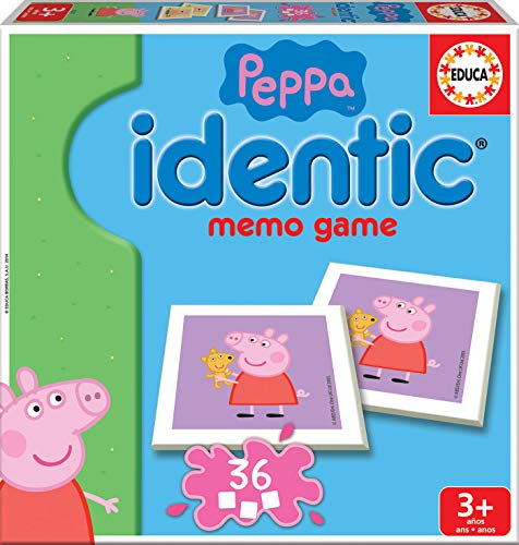 Educa – 16227 – Gesellschaftsspiel – Identic – Peppa Wutz (französische Version) von Educa