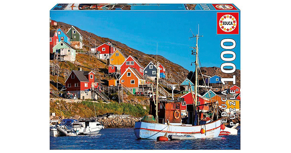 Puzzle Skandinavische Häuser, 1.000 Teile, 68x48 cm Puzzle Skandinavische Häuser, 1.000 Teile, 68x48 cm von Educa