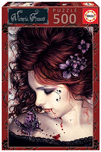 Educa 19008, Butterfly, 500 Teile Puzzle für Erwachsene und Kinder ab 10 Jahren, Fantasy, Victoria Francés Educa 19008, Butterfly, 500 Teile Puzzle für Erwachsene und Kinder ab 10 Jahren, Fantasy, Victoria Francés von Educa