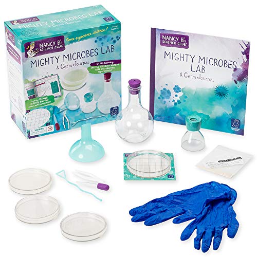 Educational Insights Learning Resources Nancy B's Science Club Starke Mikroben – Labor und Keime-Journal: Wissenschaftsset, Mikrobiologie, Experimentieren, Labortechniken für Kinder ab 8 Jahren von Educational Insights