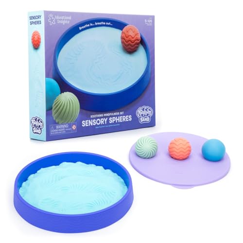 Educational Insights Playfoam® Sandsensorische Kugeln – Entspannende Zen-Garten-Sets zur Beruhigung von Ecke oder Schreibtisch, Angstwerkzeuge und Meditationssets für Kinder und Erwachsene von Educational Insights