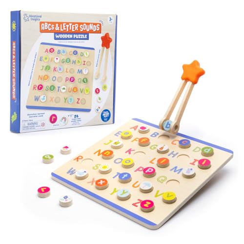 Learning Resources ABCs & Buchstabenklänge Holzpuzzle, Montessori Lernspielzeug ab 3 Jahren, Alphabet Puzzle für Kinder Learning Resources ABCs & Buchstabenklänge Holzpuzzle, Montessori Lernspielzeug ab 3 Jahren, Alphabet Puzzle für Kinder von Educational Insights