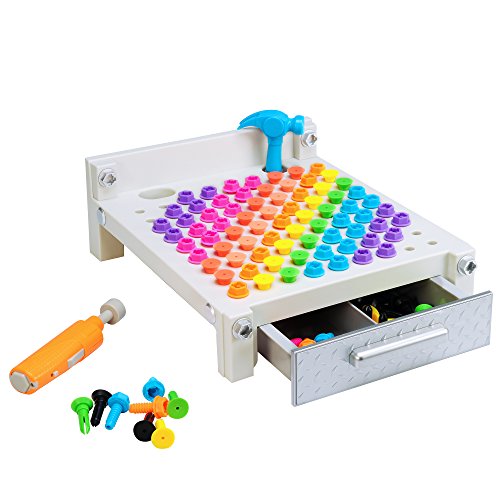 Learning Resources Design & Drill Meine erste Werkbank (grau) von Learning Resources