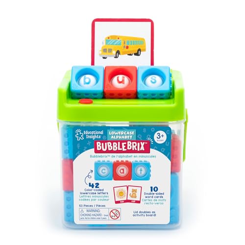 Learning Resources Kleinbuchstaben BubbleBrix, Alphabet Lernspielzeug ab 3 Jahren, Montessori Phonetik-Set Learning Resources Kleinbuchstaben BubbleBrix, Alphabet Lernspielzeug ab 3 Jahren, Montessori Phonetik-Set von Educational Insights