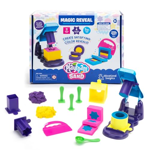 Learning Resources Playfoam Magisches Sandeln, Sensorikspielzeug für Kinder ab 3 Jahren, über 1,3kg Spielsand, 4 Farben, 11 Werkzeuge, trocknet nie aus, Designs erstellen, schneiden und zeigen Learning Resources Playfoam Magisches Sandeln, Sensorikspielzeug für Kinder ab 3 Jahren, über 1,3kg Spielsand, 4 Farben, 11 Werkzeuge, trocknet nie aus, Designs erstellen, schneiden und zeigen von Educational Insights