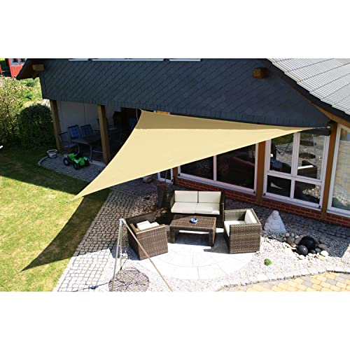 Eduplay Sonnenschutz Sonnensegel, 5x5x5m, Dreieck, beige von Eduplay