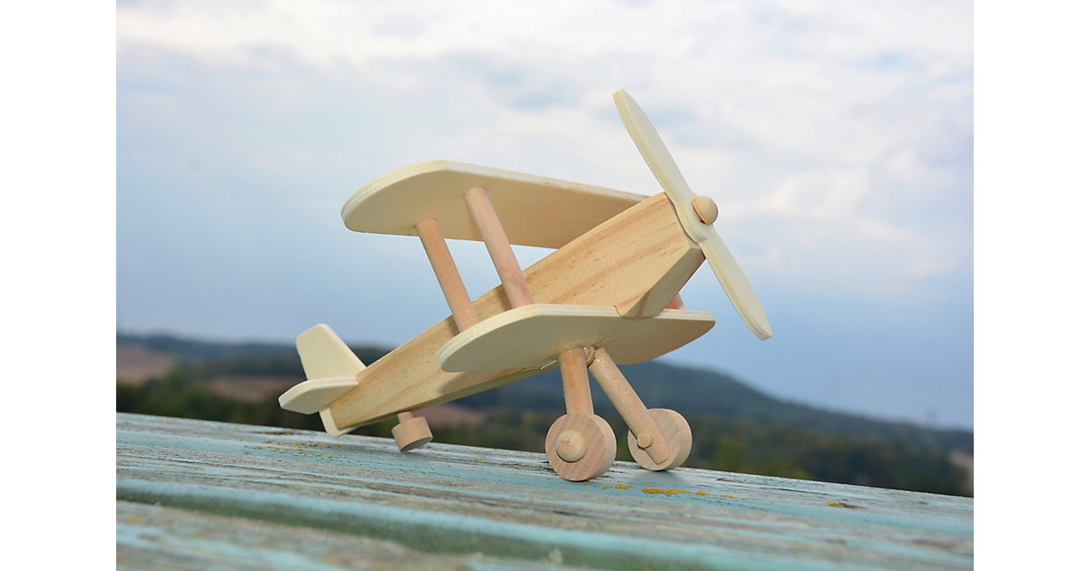 Holzbausatz Doppeldecker von Eduplay