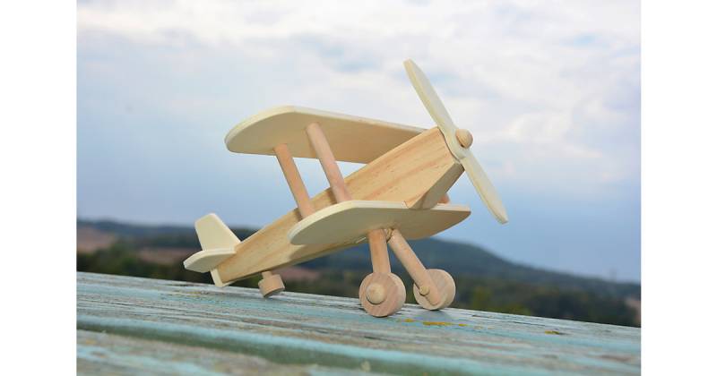 Holzbausatz Doppeldecker von Eduplay