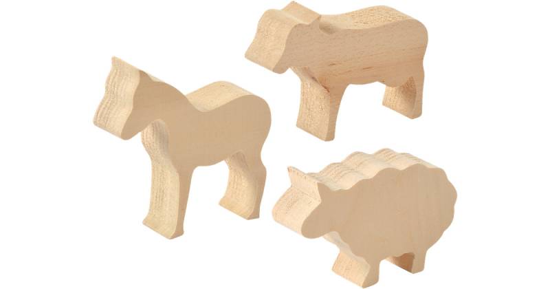 Schnitzholz Bauernhoftiere von Eduplay