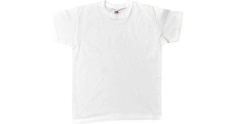 T-Shirt zum Selbstgestalten, 100% Baumwolle weiß Gr. 104/110 von Eduplay