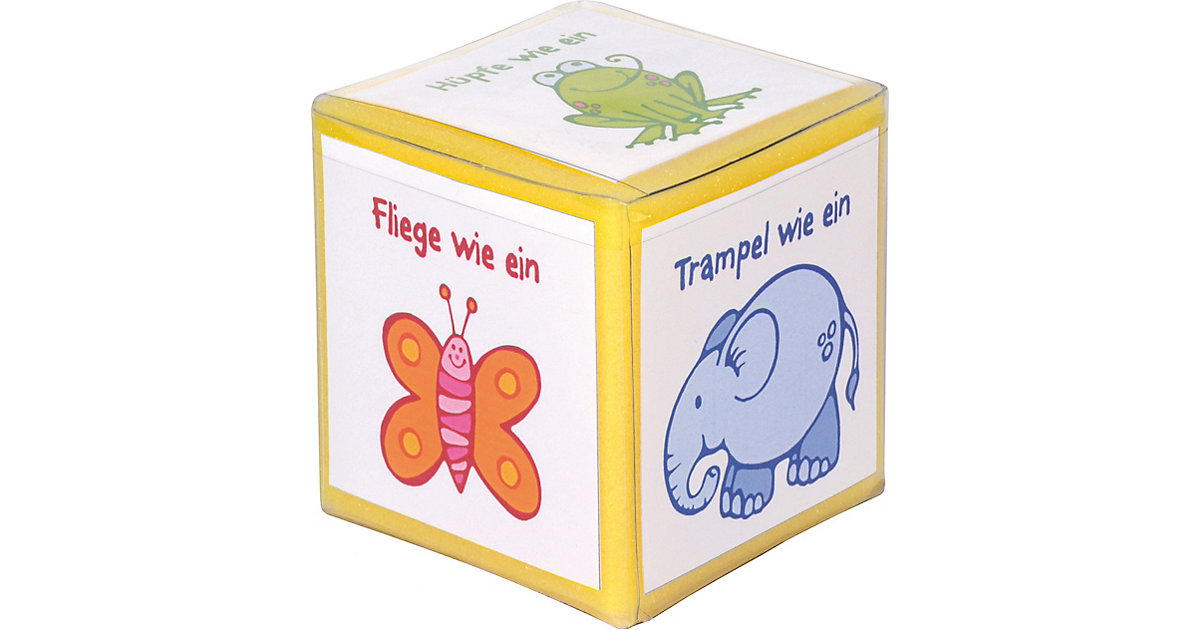 Taschenwürfel, 4 Stück gelb von Eduplay