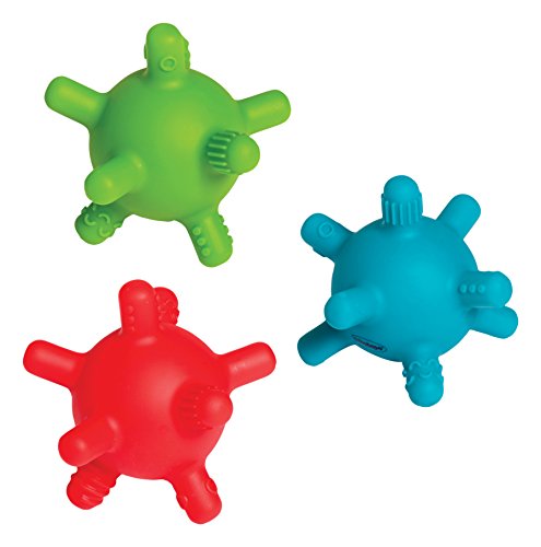 Edushape – ED 862121 B – Beißbälle – 3 Stück Edushape – ED 862121 B – Beißbälle – 3 Stück von Edushape