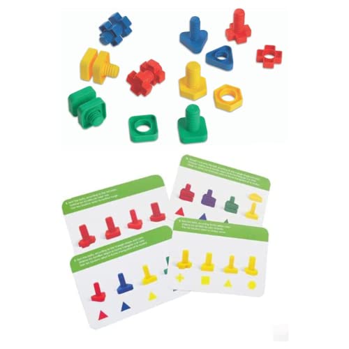Edushape – Ed 926144 – Schrauben und Bolzen – 144 teilig Edushape – Ed 926144 – Schrauben und Bolzen – 144 teilig von Edushape