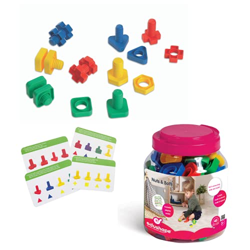 Edushape – Ed 929048 – Schrauben und Bolzen 48 teilig Edushape – Ed 929048 – Schrauben und Bolzen 48 teilig von Edushape