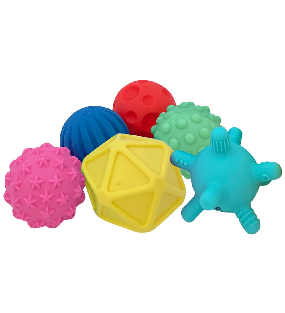 Edushape Sinneskugeln - Mini - 6 st. - Mehrfarbig - Edushape - One Size - Bälle von Edushape