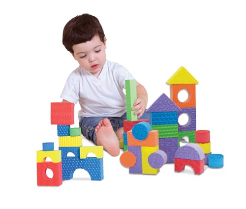 Edushape Textur-Blöcke - 80 Stück von Edushape