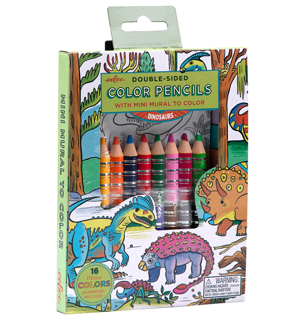 Eeboo Buntstifte - 8 st. - Dinosaurier m. Zeichnung - Eeboo - One Size - Buntstiftsets Eeboo Buntstifte - 8 st. - Dinosaurier m. Zeichnung - Eeboo - One Size - Buntstiftsets von Eeboo