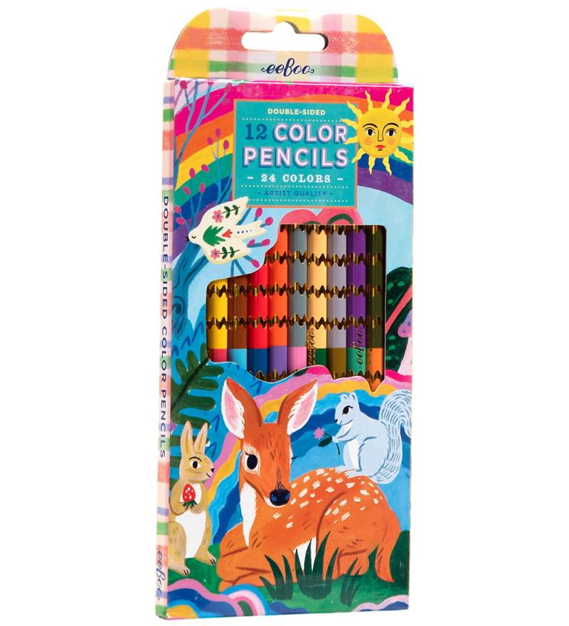 Eeboo Buntstifte - Doppelseitige - 12er-Pack - Eeboo - One Size - Buntstiftsets Eeboo Buntstifte - Doppelseitige - 12er-Pack - Eeboo - One Size - Buntstiftsets von Eeboo