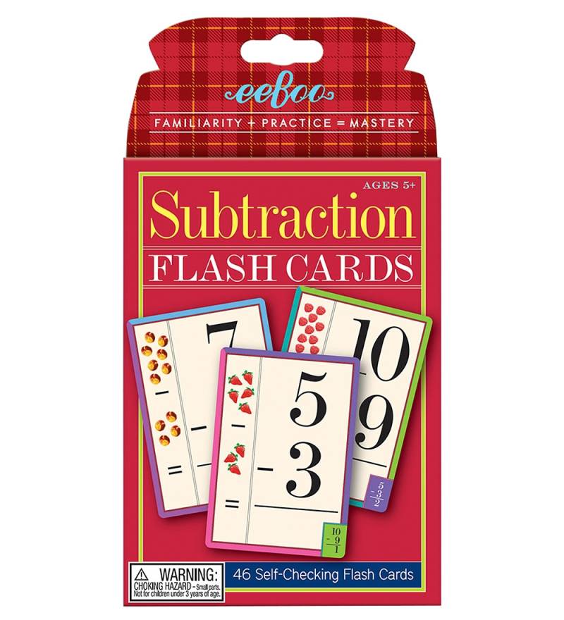 Eeboo Lernspiele - Subtraktion - Eeboo - One Size - Kartenspiel Eeboo Lernspiele - Subtraktion - Eeboo - One Size - Kartenspiel von Eeboo