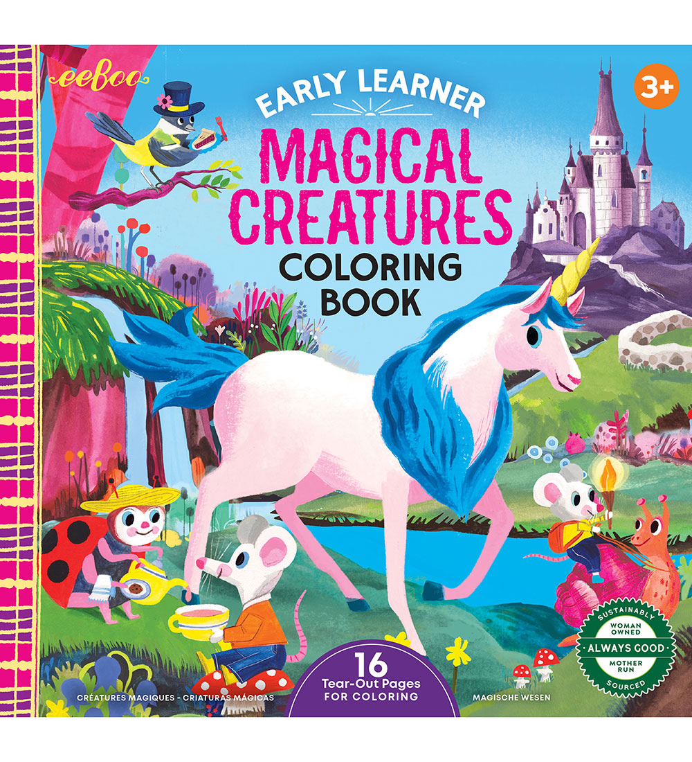 Eeboo Malbuch - Quadratisch - 32 Seiten - Magische Kreaturen - Eeboo - One Size - Malbücher Eeboo Malbuch - Quadratisch - 32 Seiten - Magische Kreaturen - Eeboo - One Size - Malbücher von Eeboo