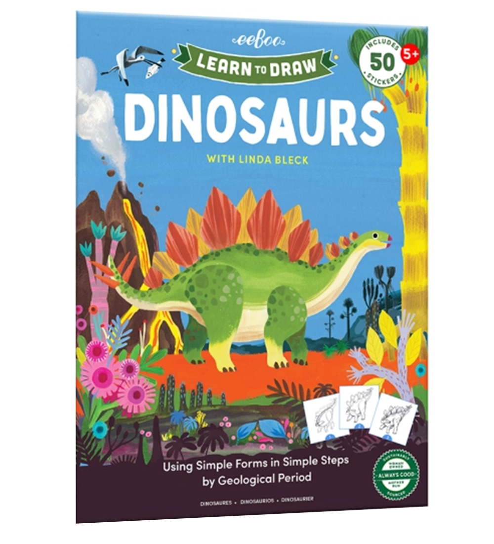Eeboo Malbuch - Zeichnen lernen - Dinosaurier - Eeboo - One Size - Malbücher Eeboo Malbuch - Zeichnen lernen - Dinosaurier - Eeboo - One Size - Malbücher von Eeboo