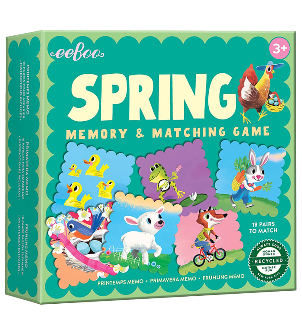 Eeboo Memory-Spiel - 18 Paare - Frühling - Eeboo - One Size - Memory-Spiele Eeboo Memory-Spiel - 18 Paare - Frühling - Eeboo - One Size - Memory-Spiele von Eeboo
