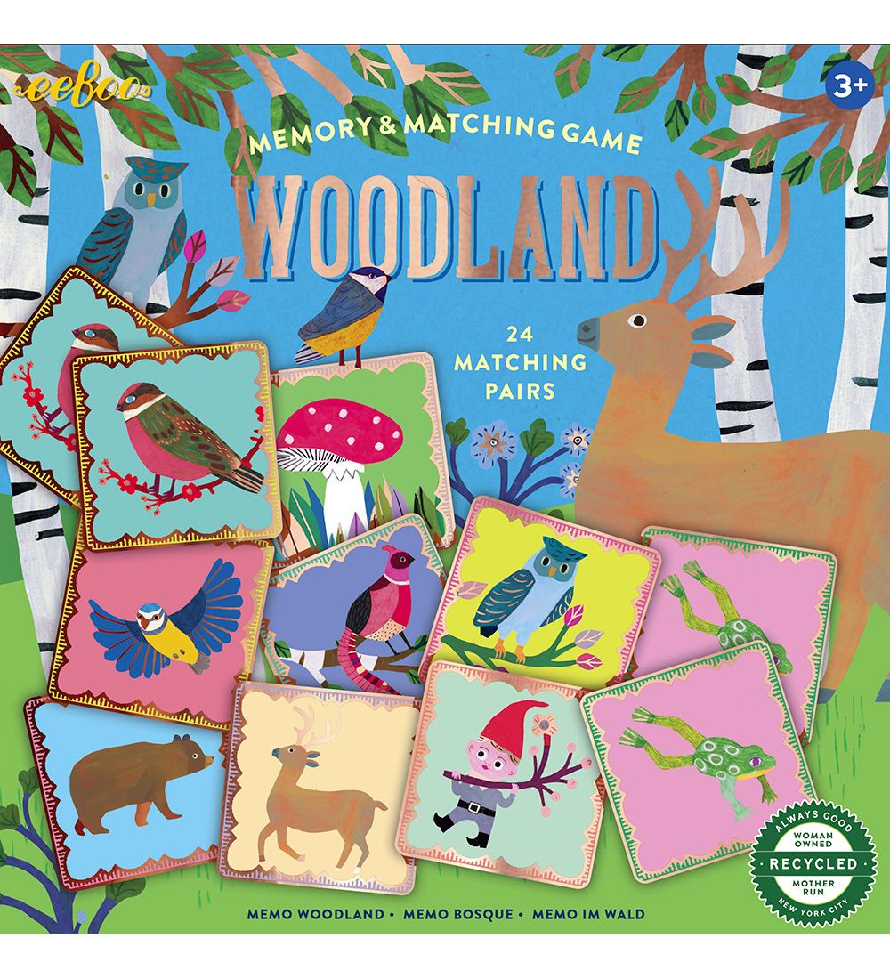 Eeboo Memory-Spiel - 24 Paar - Wald - Eeboo - One Size - Memory-Spiele Eeboo Memory-Spiel - 24 Paar - Wald - Eeboo - One Size - Memory-Spiele von Eeboo