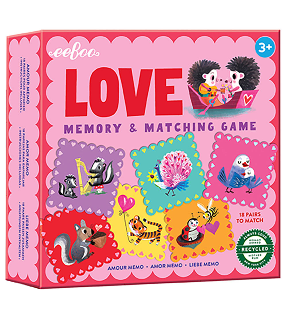 Eeboo Memory-Spiel - Love - Eeboo - One Size - Memory-Spiele Eeboo Memory-Spiel - Love - Eeboo - One Size - Memory-Spiele von Eeboo