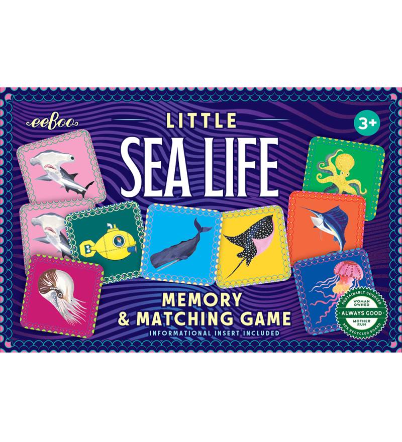 Eeboo Memory-Spiel - Meerestiere - Eeboo - One Size - Memory-Spiele Eeboo Memory-Spiel - Meerestiere - Eeboo - One Size - Memory-Spiele von Eeboo