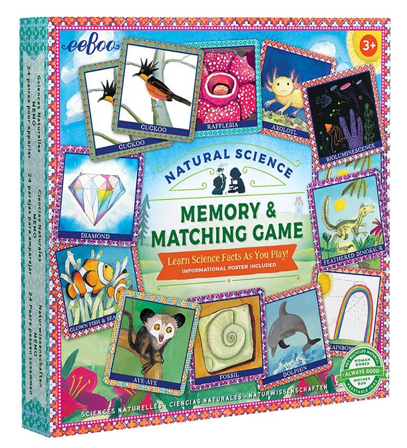 Eeboo Memory-Spiel. Faktenplakat - Wissenschaft - Eeboo - One Size - Memory-Spiele Eeboo Memory-Spiel. Faktenplakat - Wissenschaft - Eeboo - One Size - Memory-Spiele von Eeboo