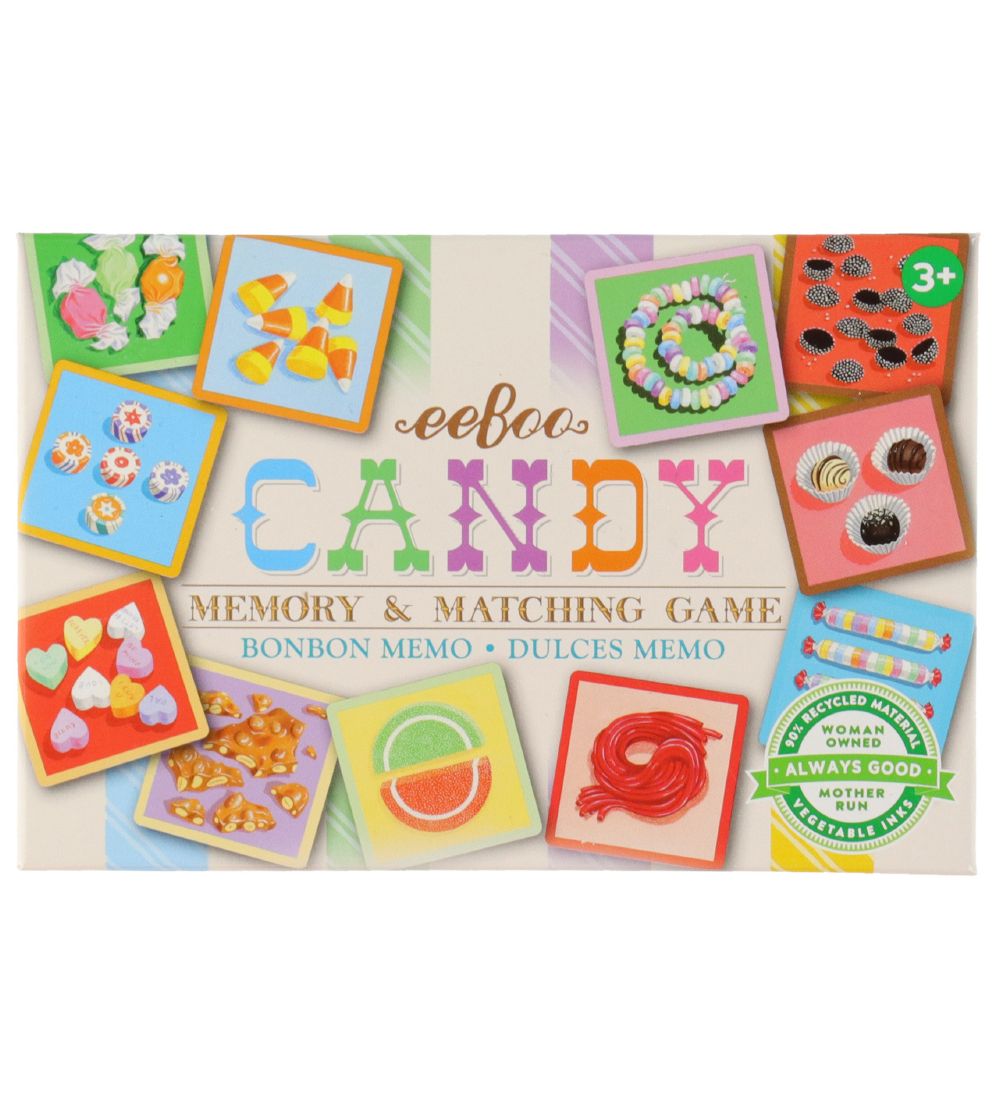 Eeboo Memory-Spiele - Süßigkeiten - Eeboo - One Size - Memory-Spiele von Eeboo