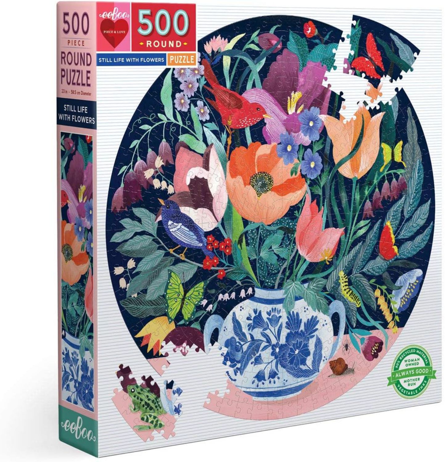 Eeboo Puzzle 500 Teile – Still Life with Flowers - Eeboo Puzzle 500 Teile – Still Life with Flowers - von Eeboo
