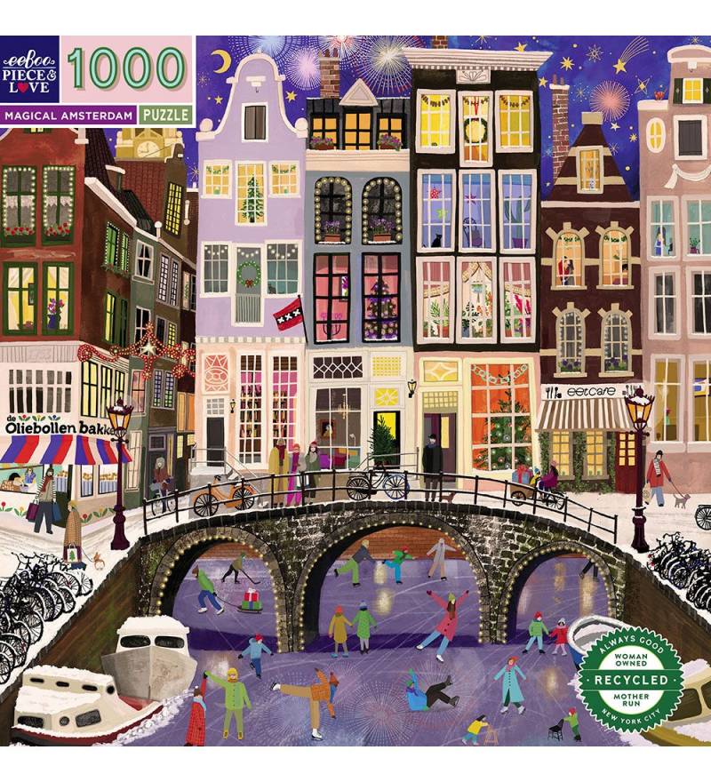 Eeboo Puzzlespiel - 1000 Teile - 58, 4 x 58, 4 cm - Magisches Am - Eeboo - One Size - Puzzlespiele Eeboo Puzzlespiel - 1000 Teile - 58, 4 x 58, 4 cm - Magisches Am - Eeboo - One Size - Puzzlespiele von Eeboo