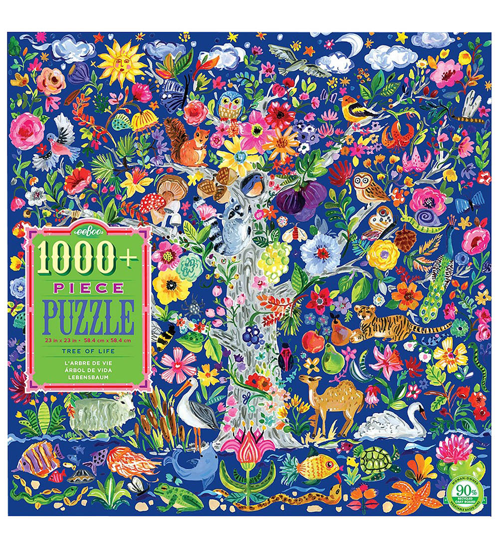 Eeboo Puzzlespiel - 1000 Teile - Baum des Holz - Eeboo - One Size - Puzzlespiele von Eeboo