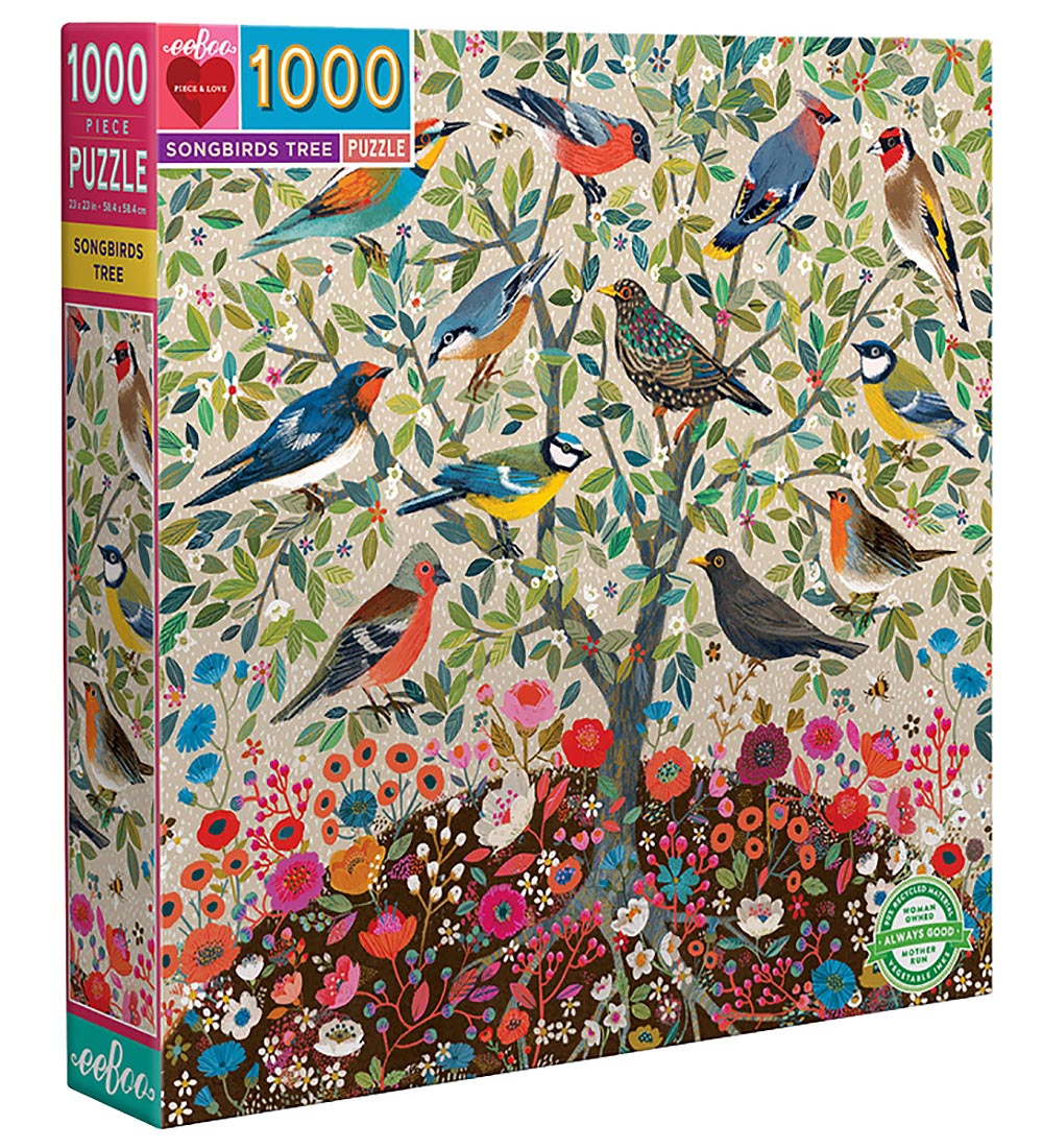 Eeboo Puzzlespiel - 1000 Teile - Songbirds Tree - Eeboo - One Size - Puzzlespiele Eeboo Puzzlespiel - 1000 Teile - Songbirds Tree - Eeboo - One Size - Puzzlespiele von Eeboo