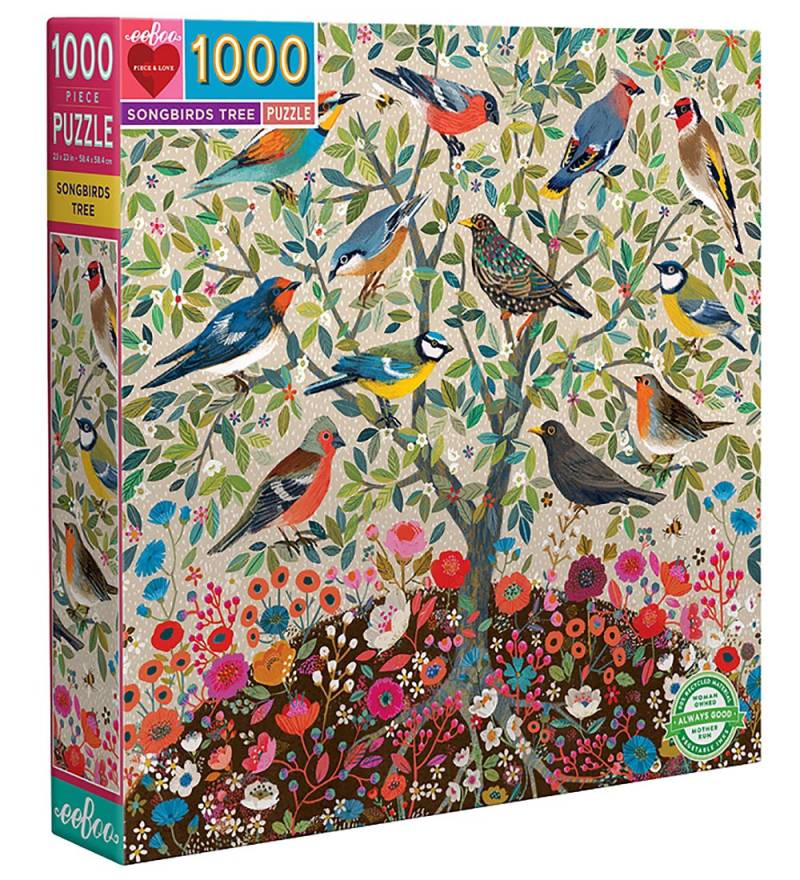 Eeboo Puzzlespiel - 1000 Teile - Songbirds Tree - Eeboo - One Size - Puzzlespiele Eeboo Puzzlespiel - 1000 Teile - Songbirds Tree - Eeboo - One Size - Puzzlespiele von Eeboo