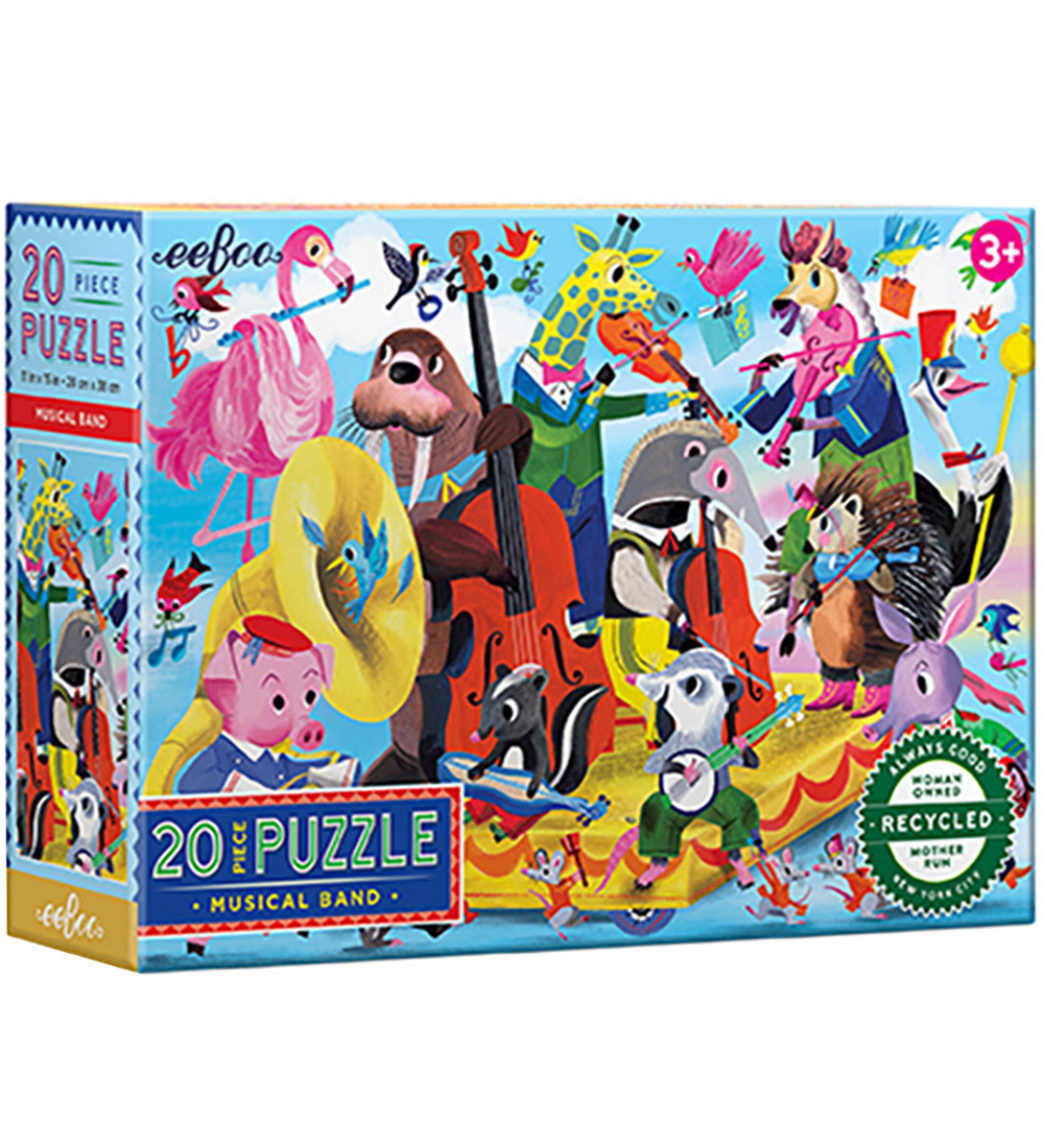 Eeboo Puzzlespiel - 20 Teile - 28x38 cm - Bandspiel - Eeboo - One Size - Puzzlespiele Eeboo Puzzlespiel - 20 Teile - 28x38 cm - Bandspiel - Eeboo - One Size - Puzzlespiele von Eeboo