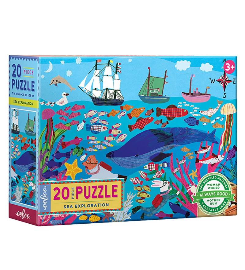 Eeboo Puzzlespiel - 20 Teile - Das Leben im Meer - Eeboo - One Size - Puzzlespiele Eeboo Puzzlespiel - 20 Teile - Das Leben im Meer - Eeboo - One Size - Puzzlespiele von Eeboo