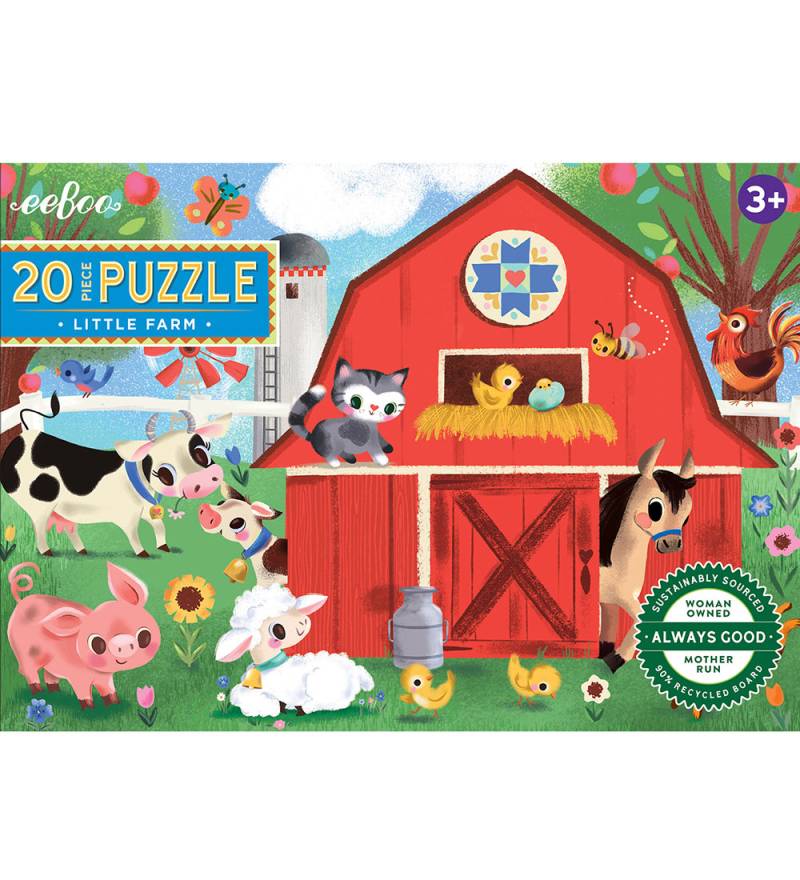Eeboo Puzzlespiel - 20 Teile - Der Klein Bauernhof - Eeboo - One Size - Puzzlespiele Eeboo Puzzlespiel - 20 Teile - Der Klein Bauernhof - Eeboo - One Size - Puzzlespiele von Eeboo