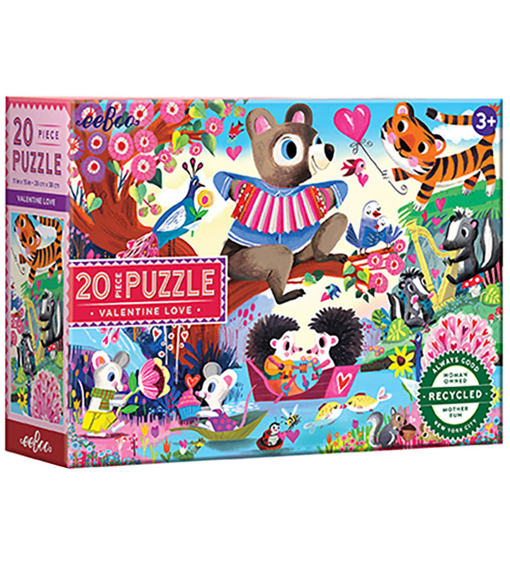 Eeboo Puzzlespiel - 20 Teile - Hält ab - Eeboo - One Size - Puzzlespiele von Eeboo