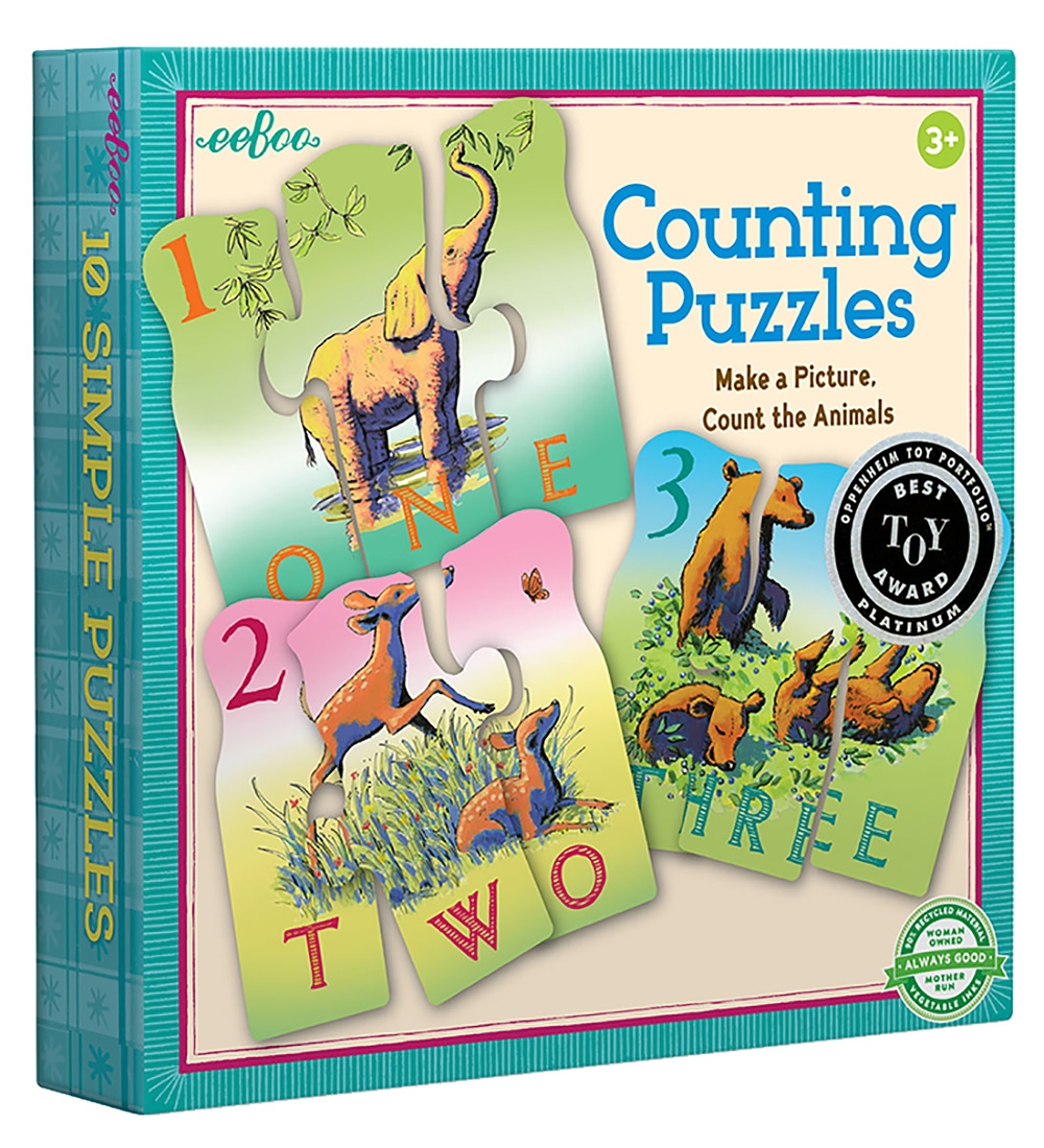 Eeboo Puzzlespiel - Spielen und Lernen - 30 Teile - Auf Englisch - Eeboo - One Size - Puzzlespiele von Eeboo
