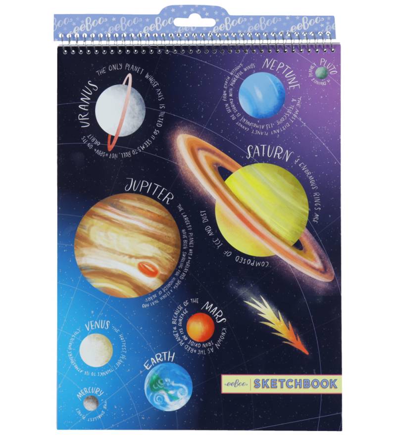Eeboo Skizzenblock - Unsere Planeten - Eeboo - One Size - Notizbücher Eeboo Skizzenblock - Unsere Planeten - Eeboo - One Size - Notizbücher von Eeboo
