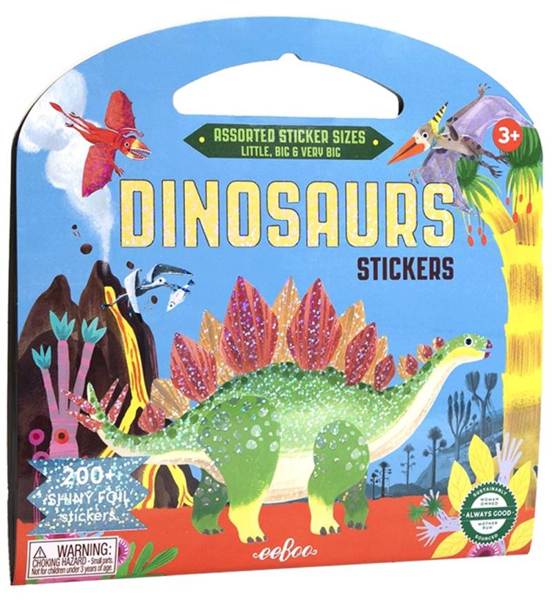 Eeboo Stickerbuch - 200+ Stickers - Dinosaurier - Eeboo - One Size - Sticker Eeboo Stickerbuch - 200+ Stickers - Dinosaurier - Eeboo - One Size - Sticker von Eeboo