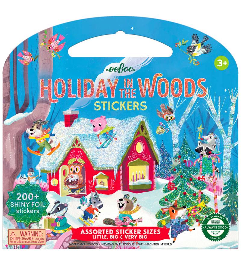 Eeboo Stickerbuch - 200+ st. - Weihnachten I Der Wald - Eeboo - One Size - Sticker Eeboo Stickerbuch - 200+ st. - Weihnachten I Der Wald - Eeboo - One Size - Sticker von Eeboo