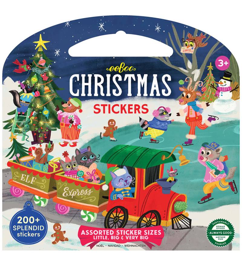 Eeboo Stickers - Weihnachten - Eeboo - One Size - Sticker Eeboo Stickers - Weihnachten - Eeboo - One Size - Sticker von Eeboo